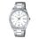 Casio MTP-1302PD-7A1VEF 40mm Analoge Anzeige Messinggehäuse Lila Silbernes Edelstahlarmband