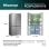 Frigorífico Americano Hisense RQ5P605NSVE No Frost 190cm 591L E Inox Display Gelo