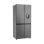 Frigorífico Americano Hoover HHCR3818EWPL No Frost 182 cm 463 L E Inox Dispensador Agua
