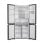 Frigorífico Americano Hoover HHCR3818EWPL No Frost 182 cm 463 L E Inox Dispensador Agua