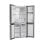 Frigorífico Americano Hoover HHCR3818EWPL No Frost 182 cm 463 L E Inox Dispensador Agua