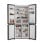 Frigorífico Americano Hoover HHCR3818EWPL No Frost 182 cm 463 L E Inox Dispensador Agua