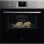 Horno elétrico AEG OU5AB21CM 65 litros Inox com Aqua Clean e guia telescópica