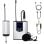 Micrófono NK NK-IG33008 lavalier inalámbrico plata y negro con adaptador de cámara