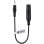 Micrófono NK NK-IG33008 lavalier inalámbrico plata y negro con adaptador de cámara