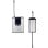 Micrófono NK NK-IG33008 lavalier inalámbrico plata y negro con adaptador de cámara