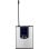 Micrófono NK NK-IG33008 lavalier inalámbrico plata y negro con adaptador de cámara