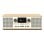 Microcadena Pure Classic C-D6 Bluetooth 2x15W Blanco Roble Alarma Pantalla TFT