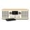Microcadena Pure Classic C-D6 Bluetooth 2x15W Blanco Roble Alarma Pantalla TFT