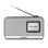 Radio Panasonic RF-D15 Portátil DAB+ FM Bluetooth LCD Control Giratorio Negro/Plata