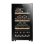 Cave à vin La Sommelière LS52BLACK 52 bouteilles 1 zone Freestanding Noir LED