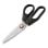 Cuchillo Cocina Acero Inoxidable Mango Nylon Fibra Carbono Resistente Lavavajillas Negro