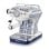 Cafetiere Manuelle Ariete 1389/1C 0,9L 15 bars avec mousseur inox Bleu clair