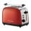 Tostadora Russell Hobbs 26551-56 2 rebanadas 1600 W Roja ranuras anchas acero inoxidable