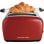 Tostadora Russell Hobbs 26551-56 2 rebanadas 1600 W Roja ranuras anchas acero inoxidable