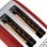 Tostadora Russell Hobbs 26551-56 2 rebanadas 1600 W Roja ranuras anchas acero inoxidable