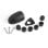 Scanstrut Pasacables Estanco Compacto De Montaje Horizontal Ds-h6-blk, Negro, Autocaravana, Camper, Naútica