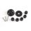 Passacavo impermeabile Scanstrut Ds6-p per ingresso cavi verticale 2-6 mm2, camper, roulotte, nautica