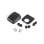 Scanstrut Pasacables Compacto Y Horizontal, Doble Entrada, Estanco, Negro, Autocaravana, Camper, Naútica