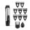 Regolabarba BaByliss T812E Lithium Power 0,5-10 mm 14 posizioni Wet&Dry Nero/Argento
