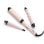 Rizador de pelo BaByliss Curl & Wave Trio LED 3 cabezales Cerámica 210°C Rosa