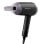 Secador de pelo compacto Negro 1600W con mango plegable y función aire frío