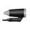 Secador de pelo compacto Negro 1600W con mango plegable y función aire frío