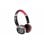 Numark HF150 Auscultadores DJ Sem Fios 20-20000Hz com Cabo 1,2m Pretos/Vermelhos/Prateados