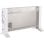 Estufa Eléctrica Compacta 600W Blanco Temperatura Ajustable Protección Antivuelco