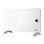 Radiateur électrique céramique 1000W blanc installation sol ou murale câble 1,5m 15m2