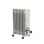 Radiateur Electrique 2000W 9 éléments compact à thermostat réglable avec poignée et roulettes