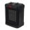 Aquecedor cerâmico QUO F3 1500W preto portátil com ventilação e segurança avançada