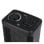 Aquecedor cerâmico QUO F3 1500W preto portátil com ventilação e segurança avançada