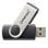 Pendrive Intenso Basic Line 16GB USB 2.0 Giratorio Negro y Plata