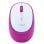 Rato Nilox NXMDWS104 Wireless Bluetooth 1600 DPI Rosa Recarga Clic Silencioso