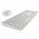 Ratón inalámbrico USB-A 1600 DPI óptico 3 botones blanco compacto