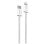 Cavo UNICO CB1253 Lightning USB-C 1 m Bianco Nylon 30 W PD Ricarica Dati