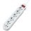 Steckdosenleiste DCU Advance Tecnologic 37400105 5xSchuko 2xUSB-A 1xUSB-C 2m weiß Schutzschalter