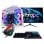 PC Sobremesa Nitropc Pack Silver AMD Ryzen 5 5500 16GB 1TB M.2 RTX3050 6GB 24" Windows 11 WiFi Blanc