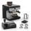 Kaffeemaschine Siebträger Krups Precision+ XP804T10 2 Tassen mit integriertem Mahlwerk