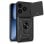 Capa COOL para iPhone 17 Pro Max com anel rígido preta