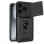Capa cool para iPhone 17 Pro com anel rígido preto