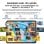 Tablet Blackview LINK 8 12,7" 256GB WiFi 5G 8400mAh Android 15 com teclado Preto