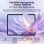 Tablet Blackview LINK 8 12,7" 256GB WiFi 8400mAh Android 15 con tastiera Nera
