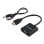 Cable convertidor Savio CL-23/B VGA a HDMI 0,5 m macho-hembra negro