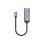 Adapter Unitek V1415A USB-C auf DisplayPort 0,15 m 8K Aluminium Grau