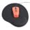 Gembird MP-GEL-BLACK Tapete de Rato Gel com Apoio de Pulso e Antiderrapante Preto