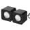 Altavoces Audiocore 2 vias Alámbricos 3W USB control de volumen para PC