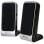 Haut-parleurs Defender 2.0 Filaire 4 W USB et jack noir pour bureau