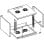 Bastidor de pared Techly I-CASE EL-1006B45 6U 50 kg Puerta de cristal Negro